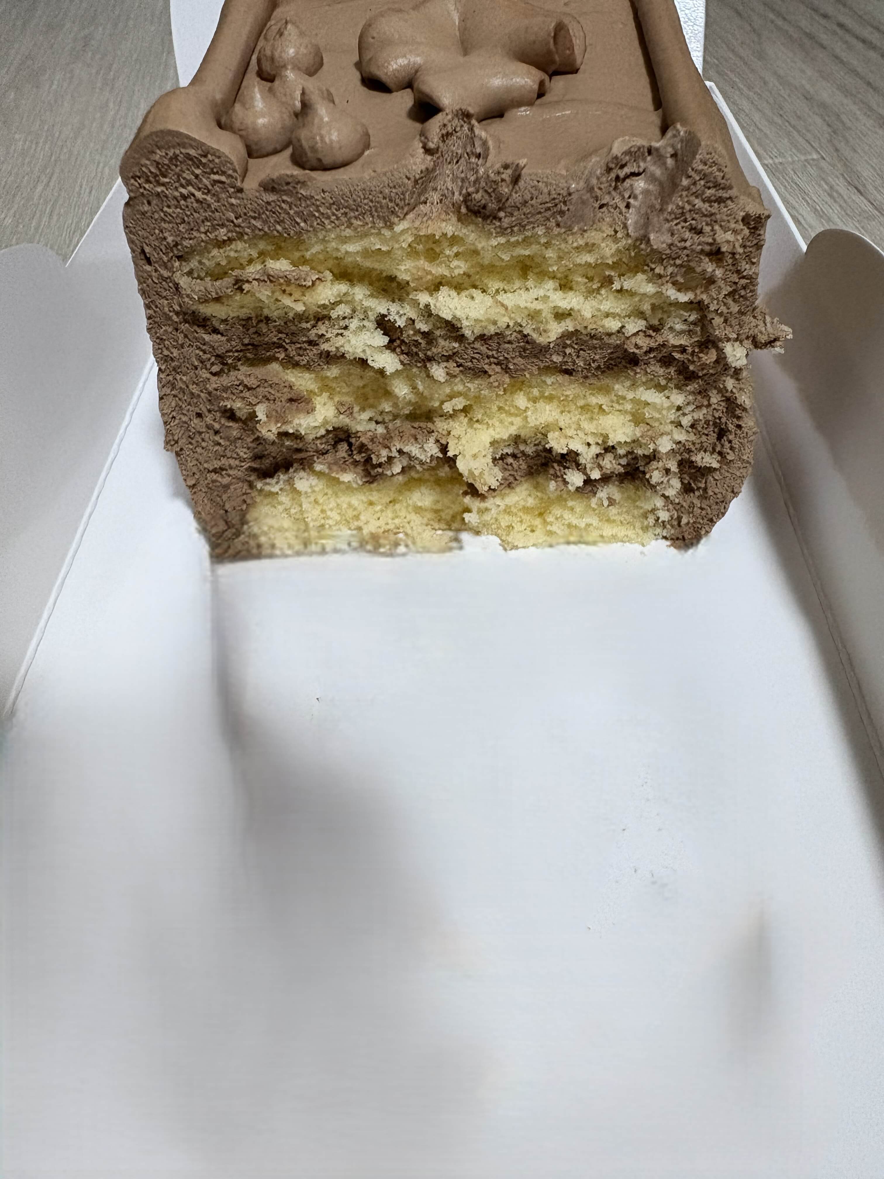 Top’s(トップス)チョコレートケーキ 実物写真