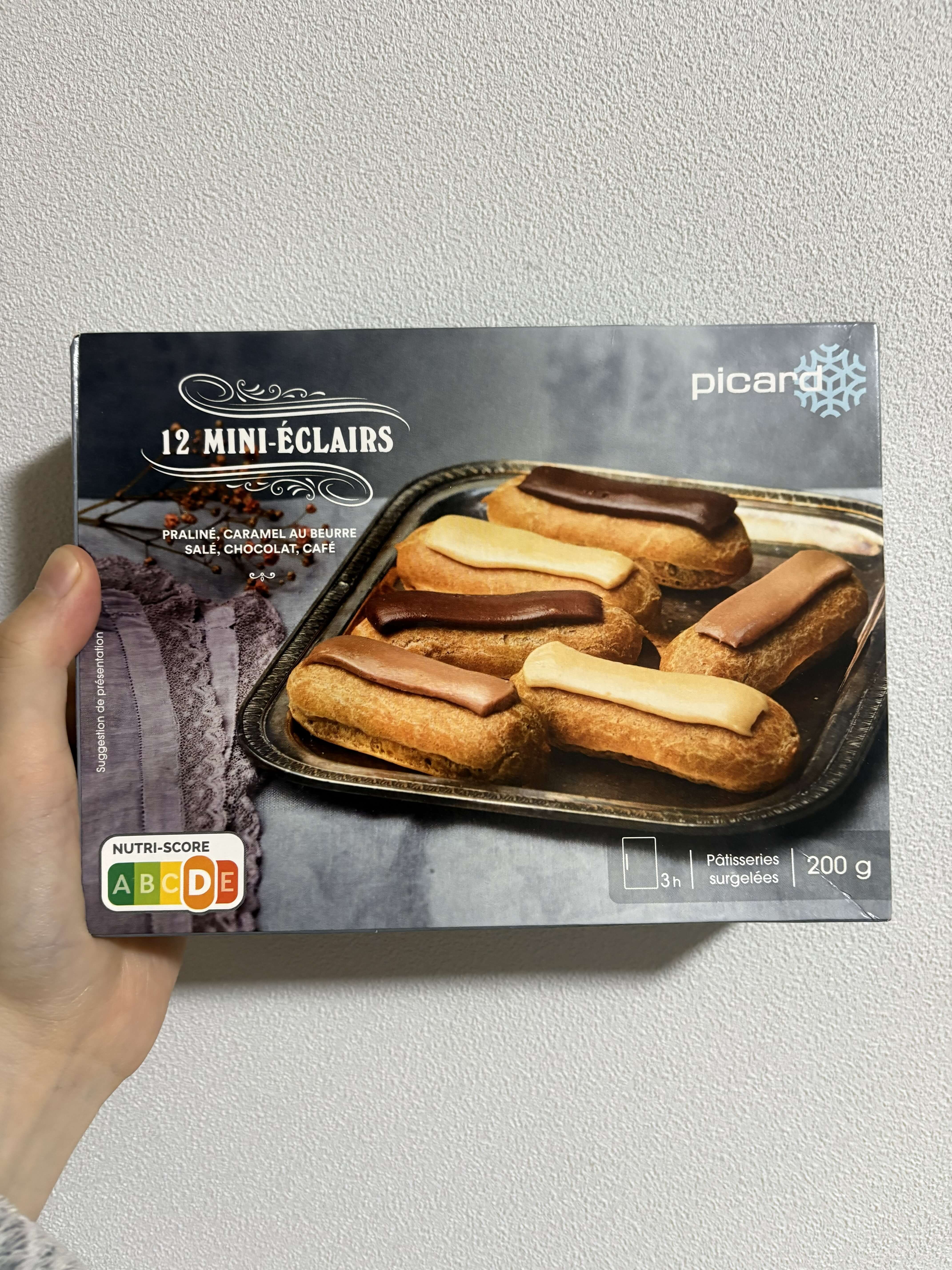 桂川イオンモール @FROZEN 購入品 ピカードの4種類のミニエクレア 冷凍