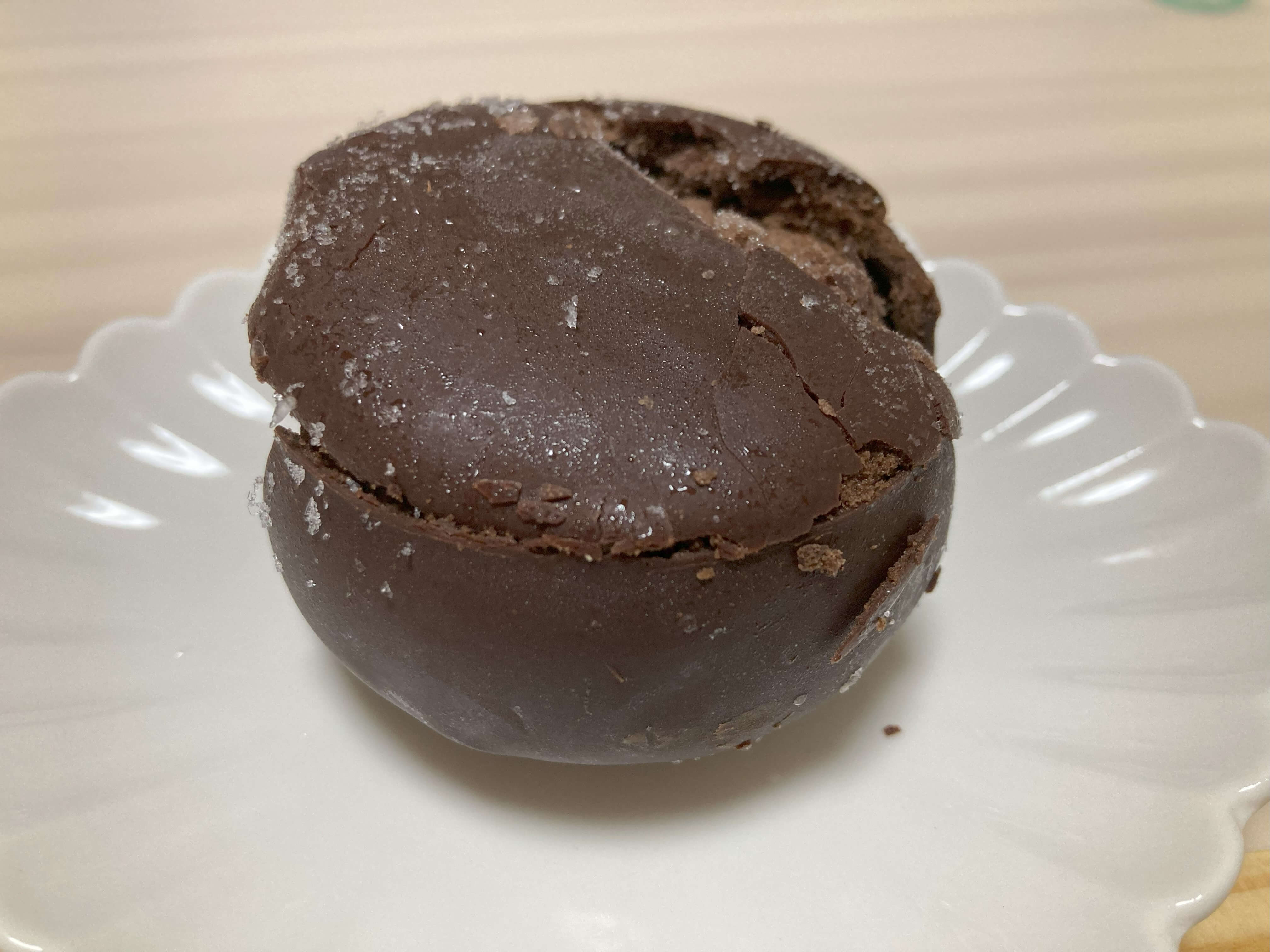 生チョコパイ Wショコラの見た目