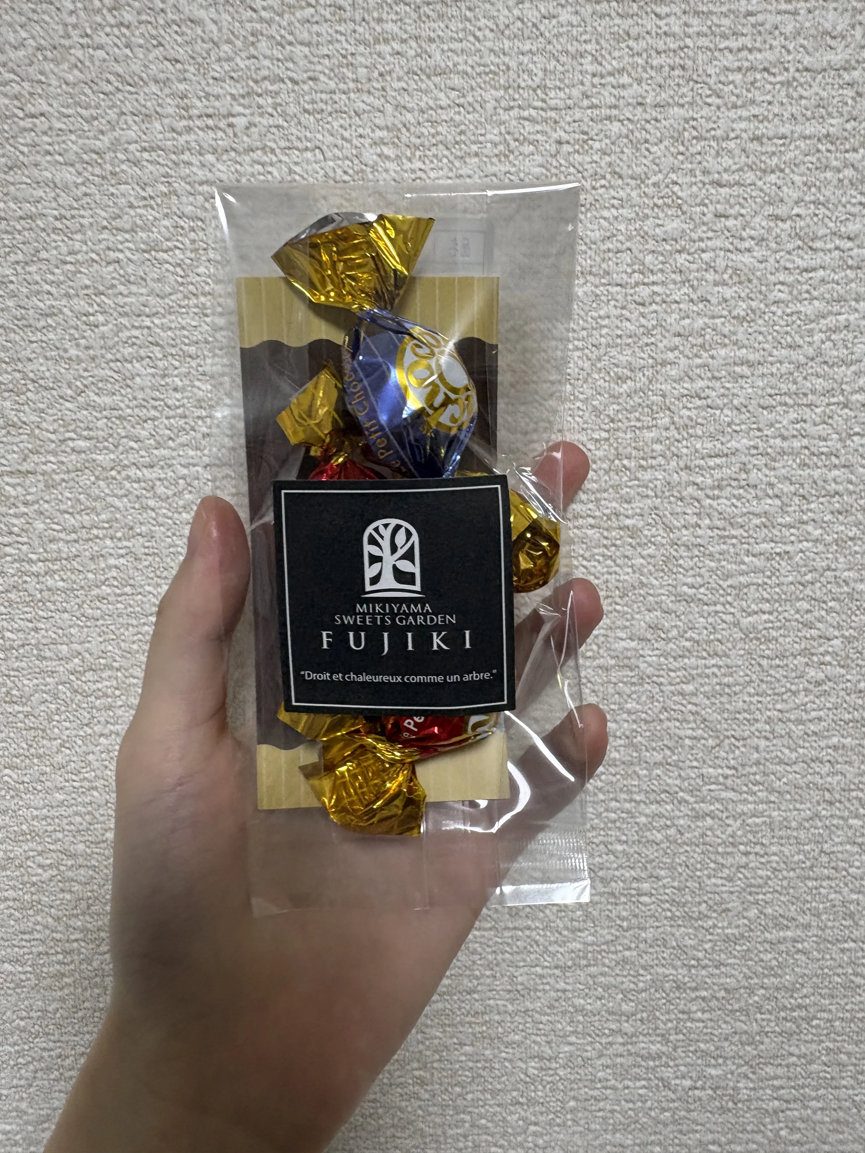 三木山スイーツガーデン・フジキのスイーツ ショコレーナのパッケージ