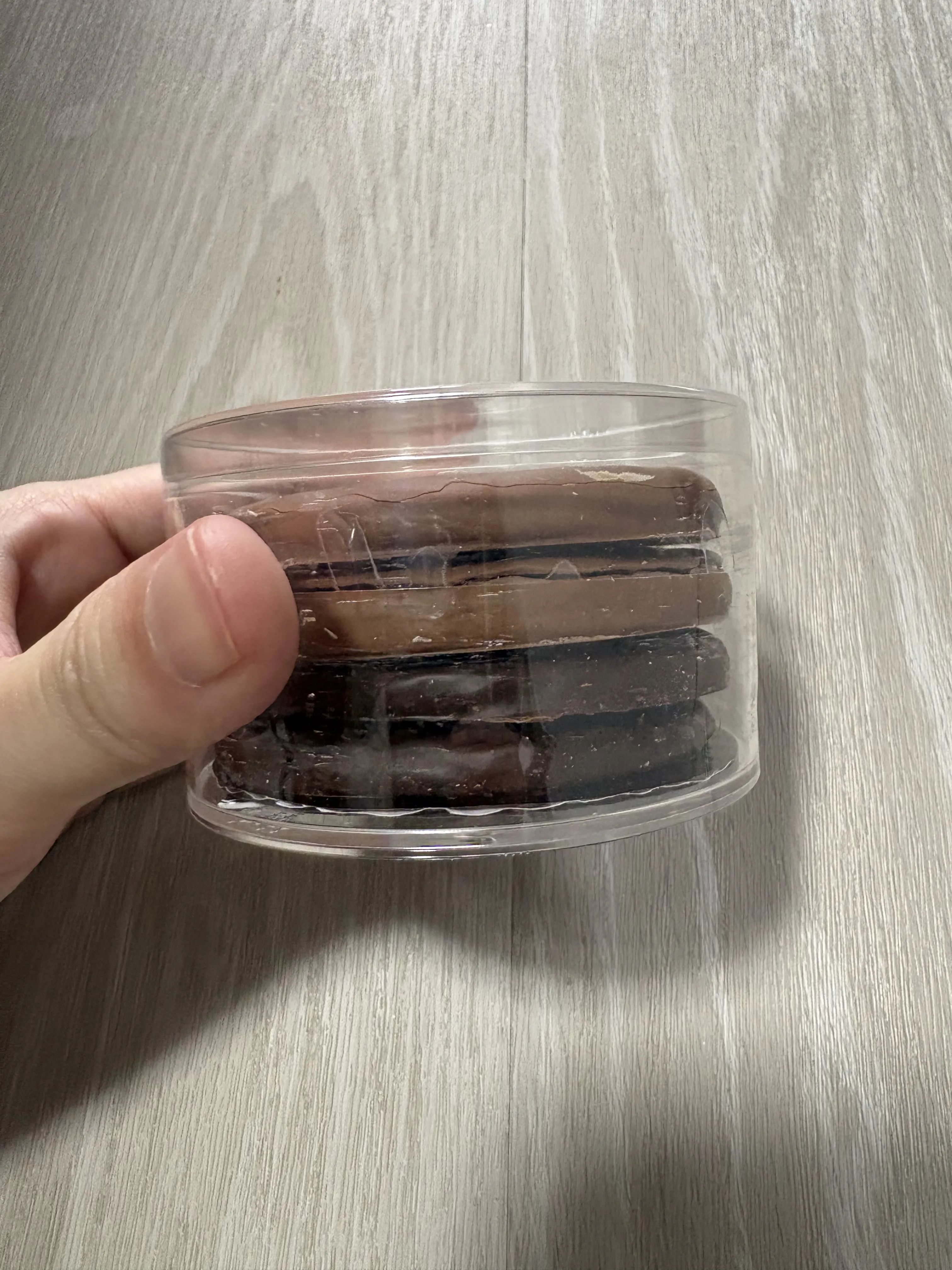 サヴール・ド・カカオ ビスキュイ・ショコラのパッケージ横