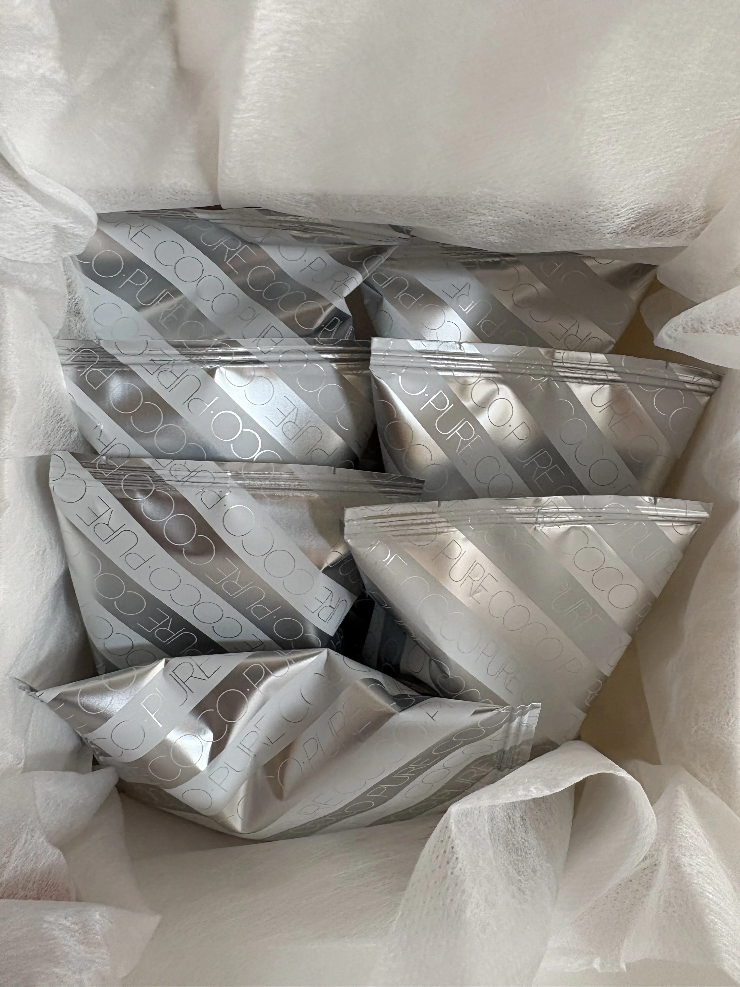 CHEESE GARDEN ピュアココ ホワイト パッケージ開けた時