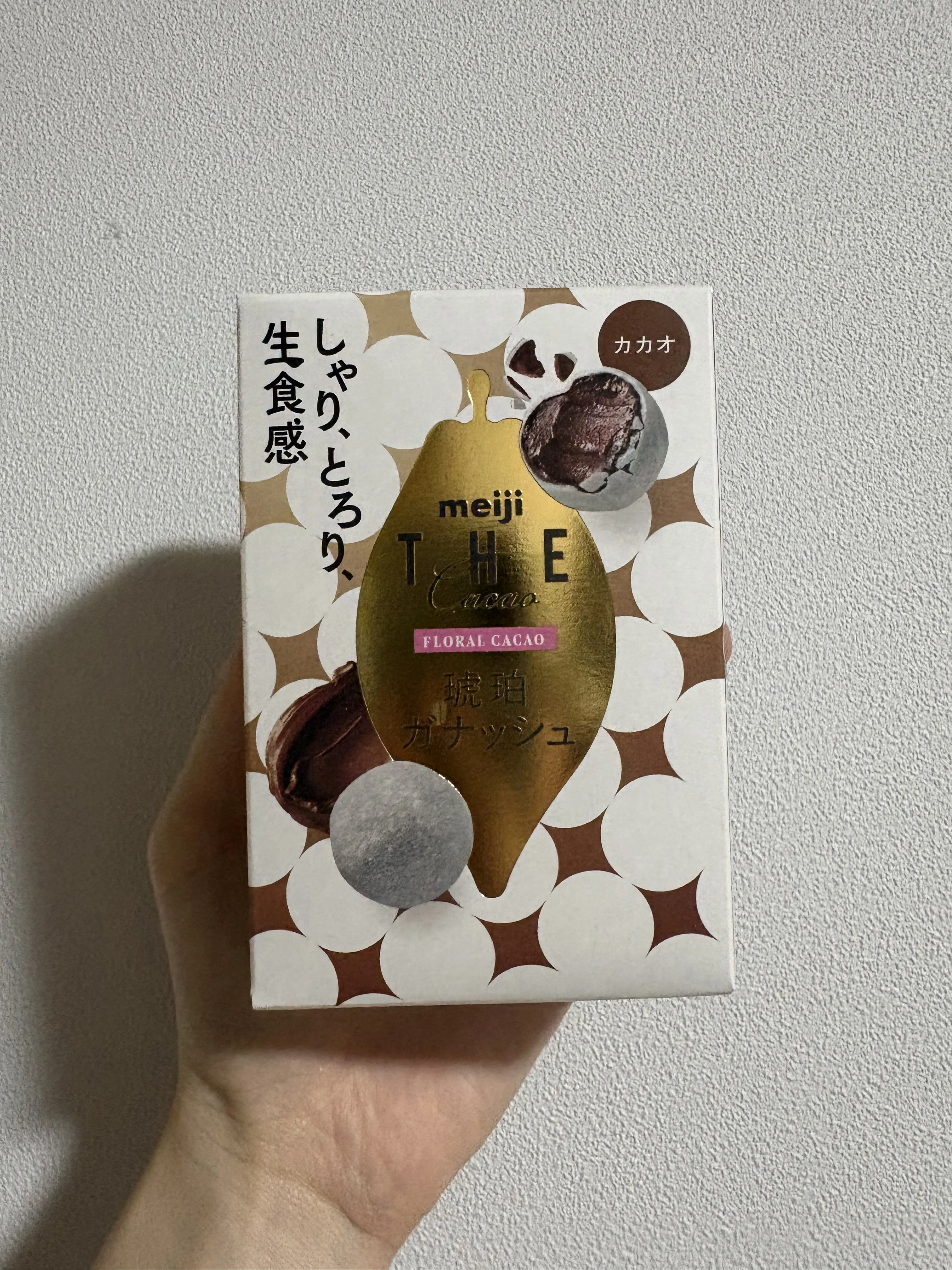 明治THE Cacao 琥珀ガナッシュ パッケージ