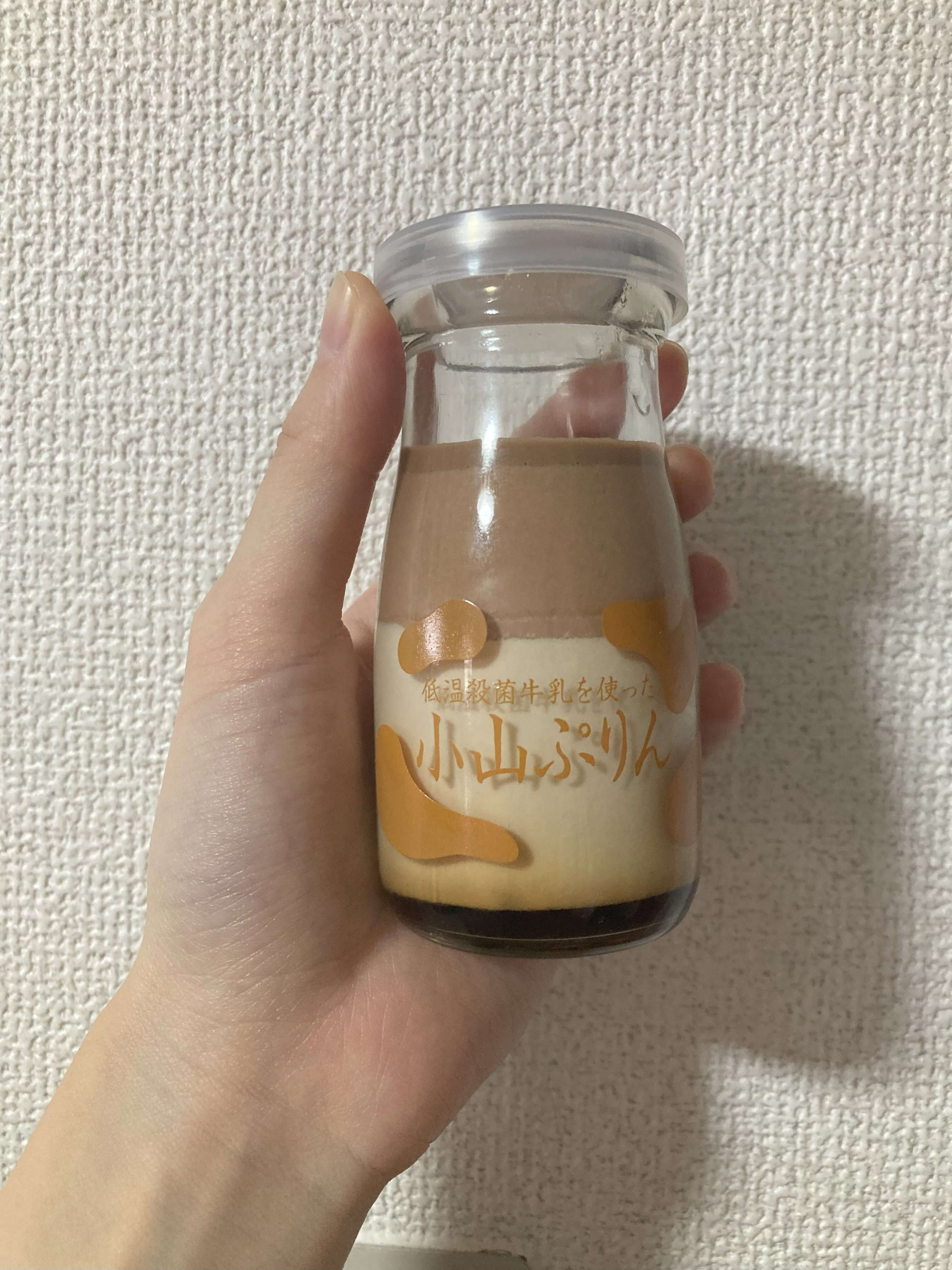 小山ぷりん Wショコラの外観(3層のチョコプリン)