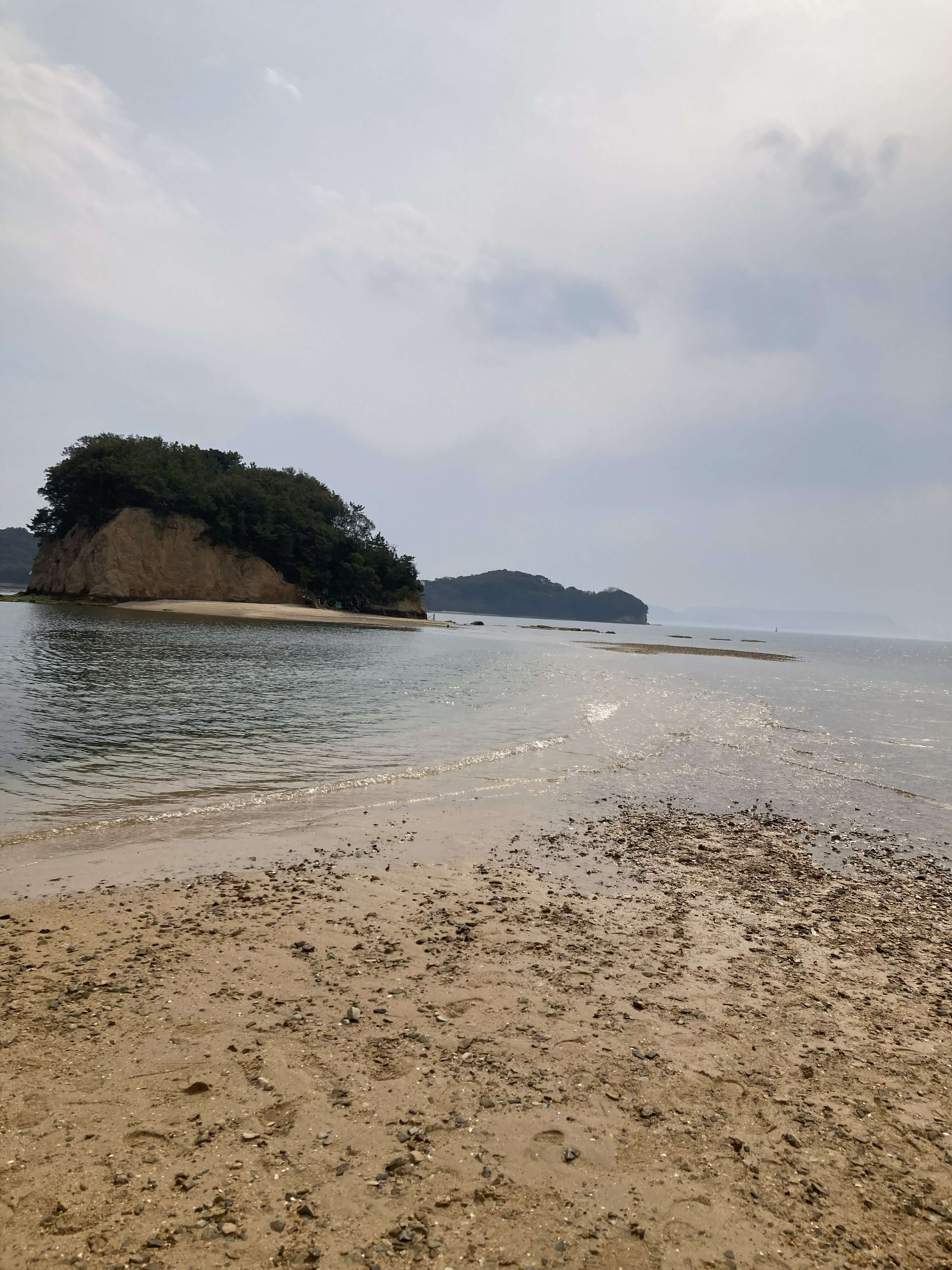 官庁の時間を調べていったエンジェルロードの写真