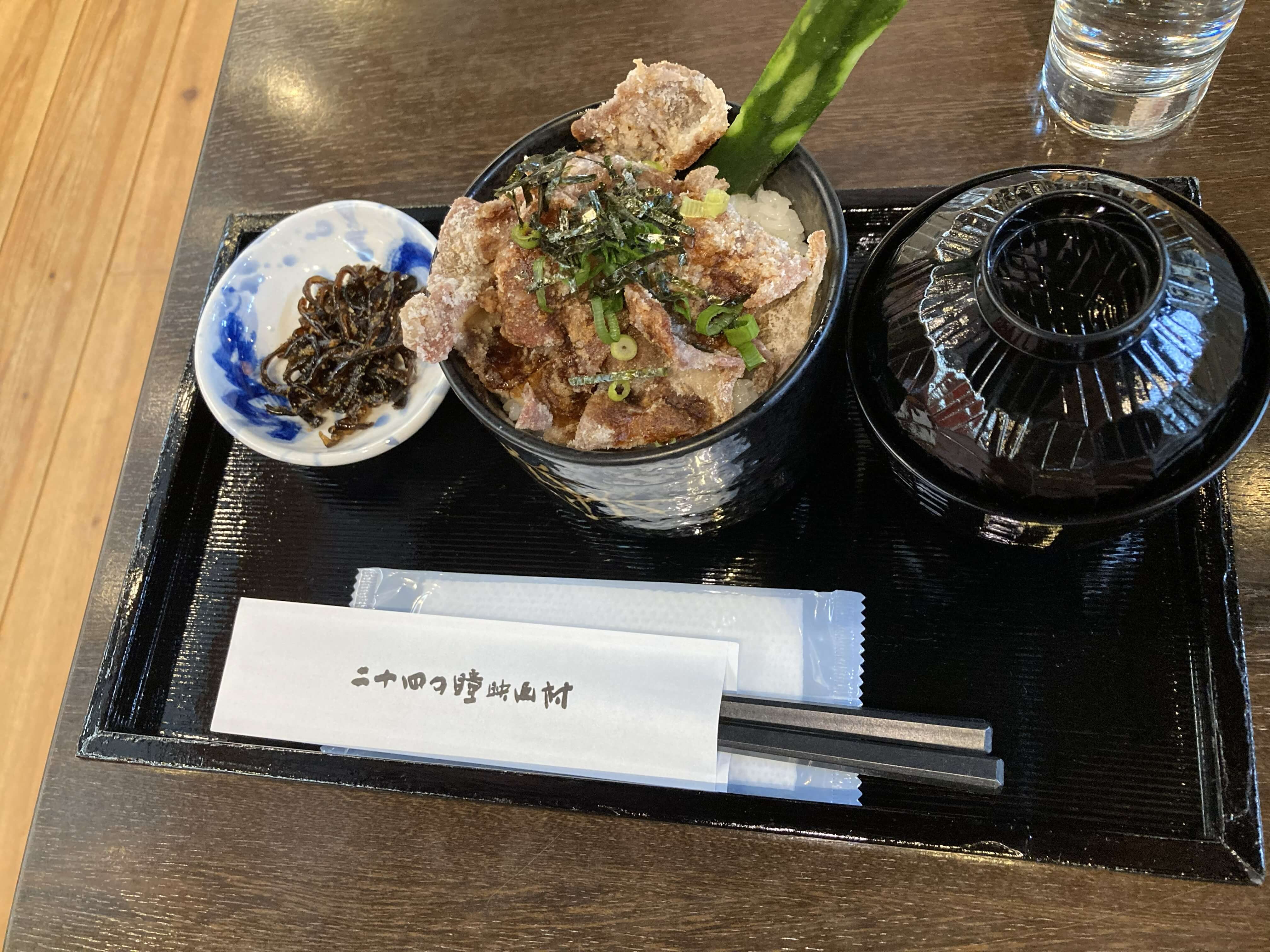 二十四の瞳映画村で食べるごはんの写真