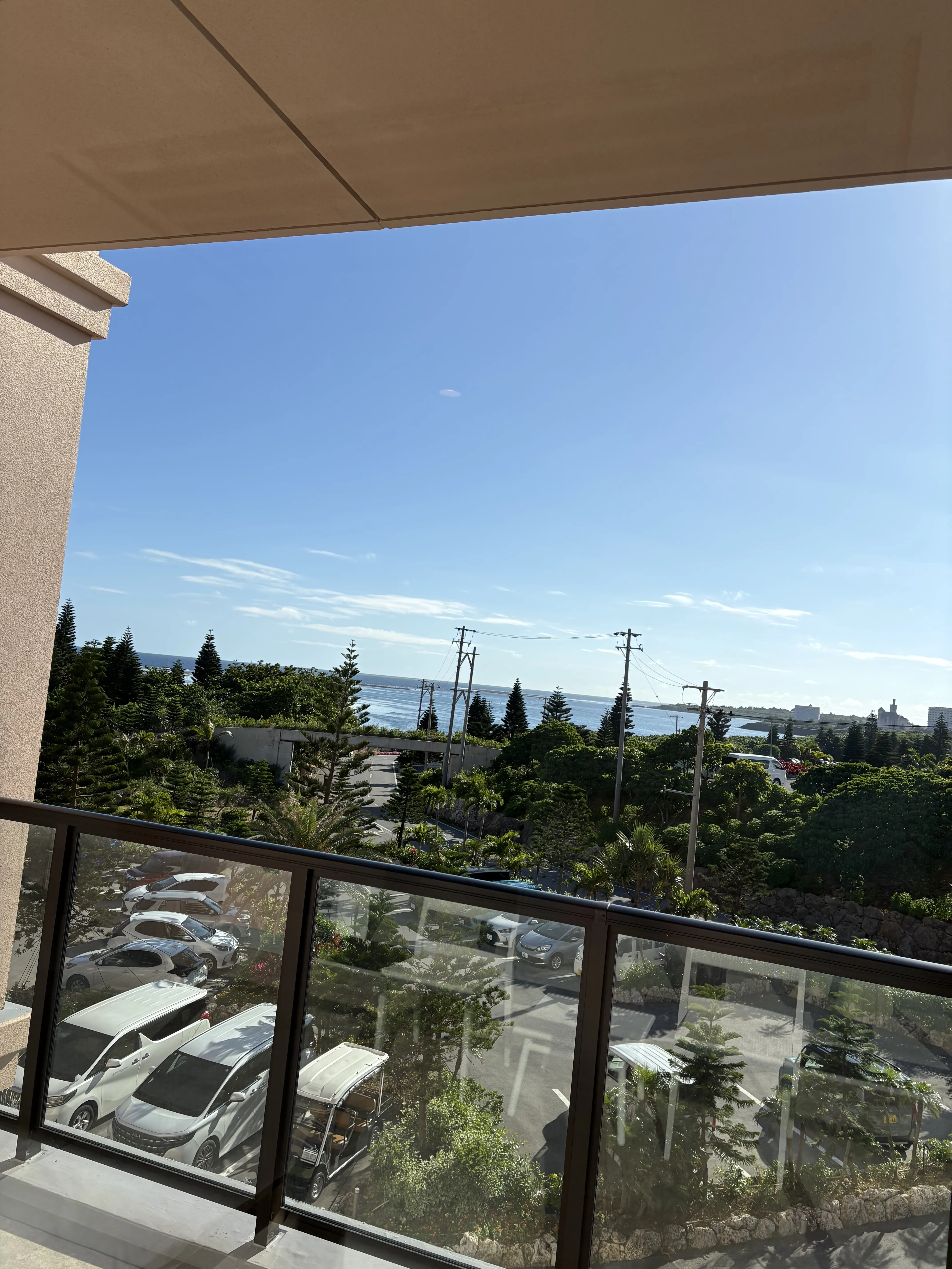 ホテルシギラミラージュビーチフロント デラックスラージツインから見える景色